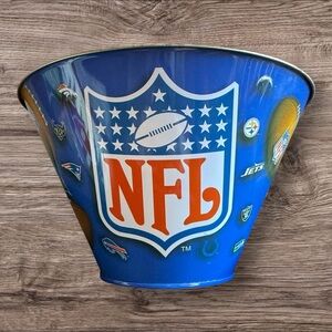 Vintage 1998 NFL Metal Bucket